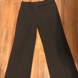 Ann Taylor Brown Wide Leg Dress Pant Sz 2